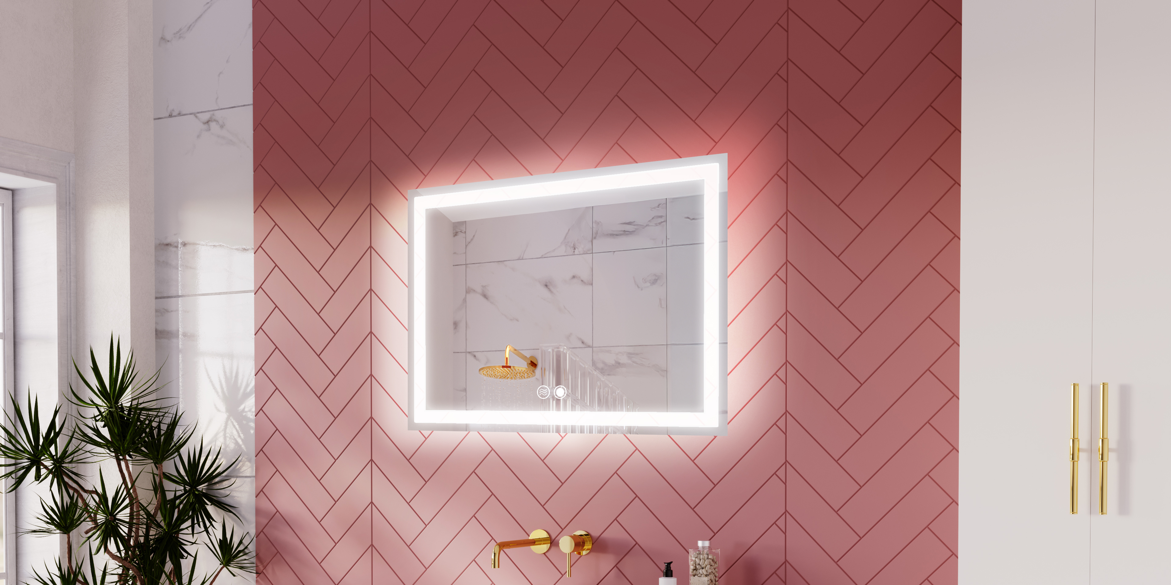 LUSTRA ŁAZIENKOWE Z OŚWIETLENIEM LED