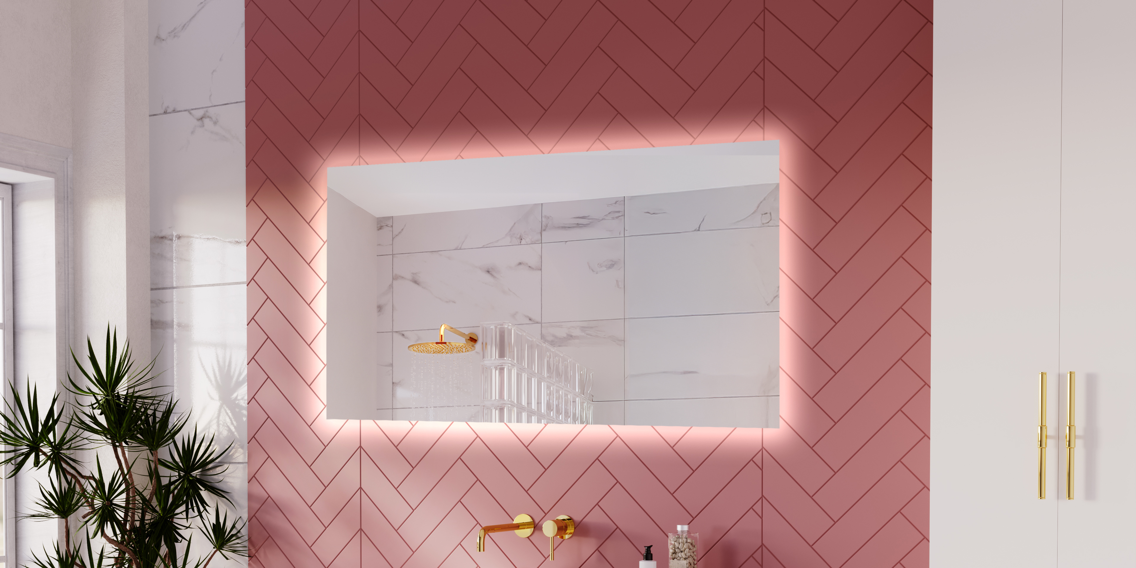 LUSTRA ŁAZIENKOWE Z OŚWIETLENIEM LED