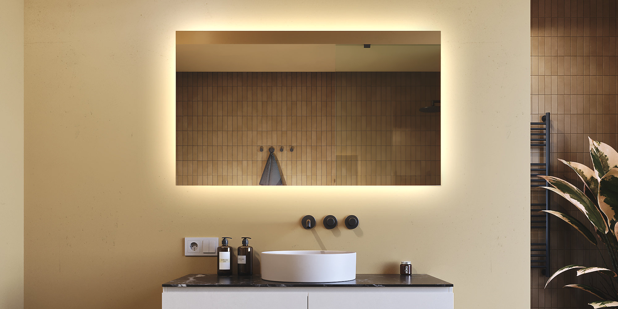 OŚWIETLENIE LUSTRA.