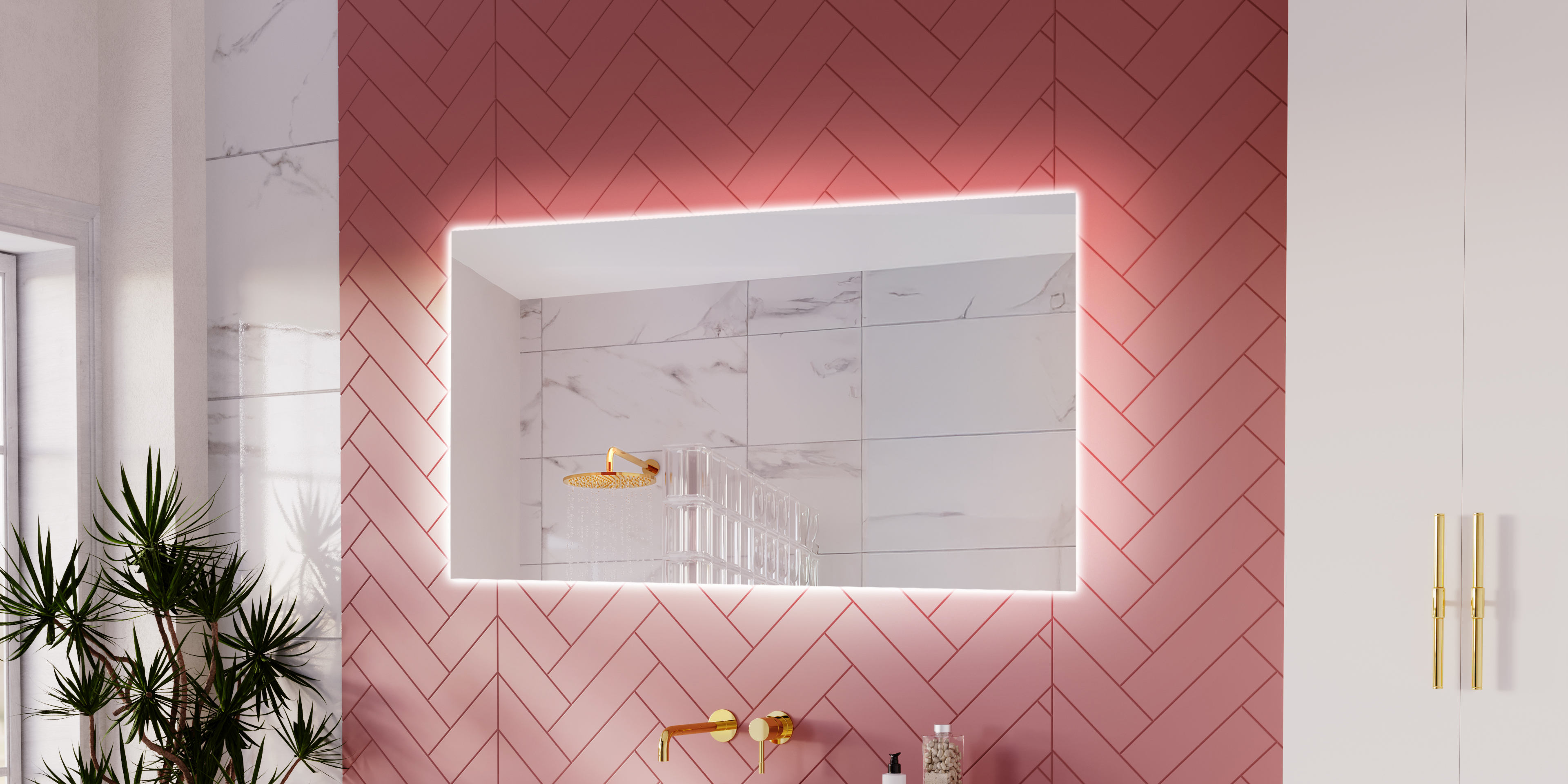 LUSTRA ŁAZIENKOWE Z OŚWIETLENIEM LED