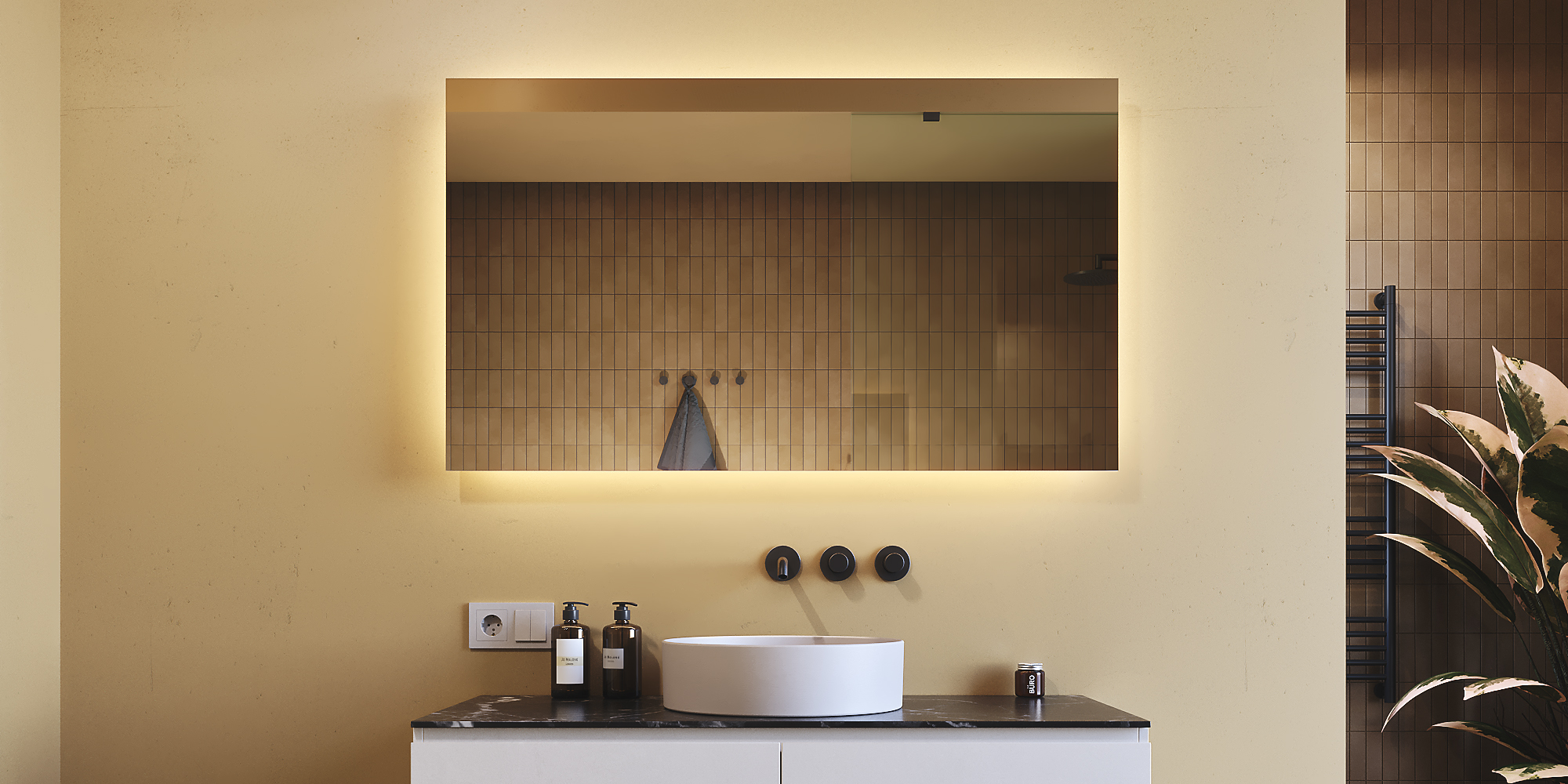 OŚWIETLENIE LUSTRA.