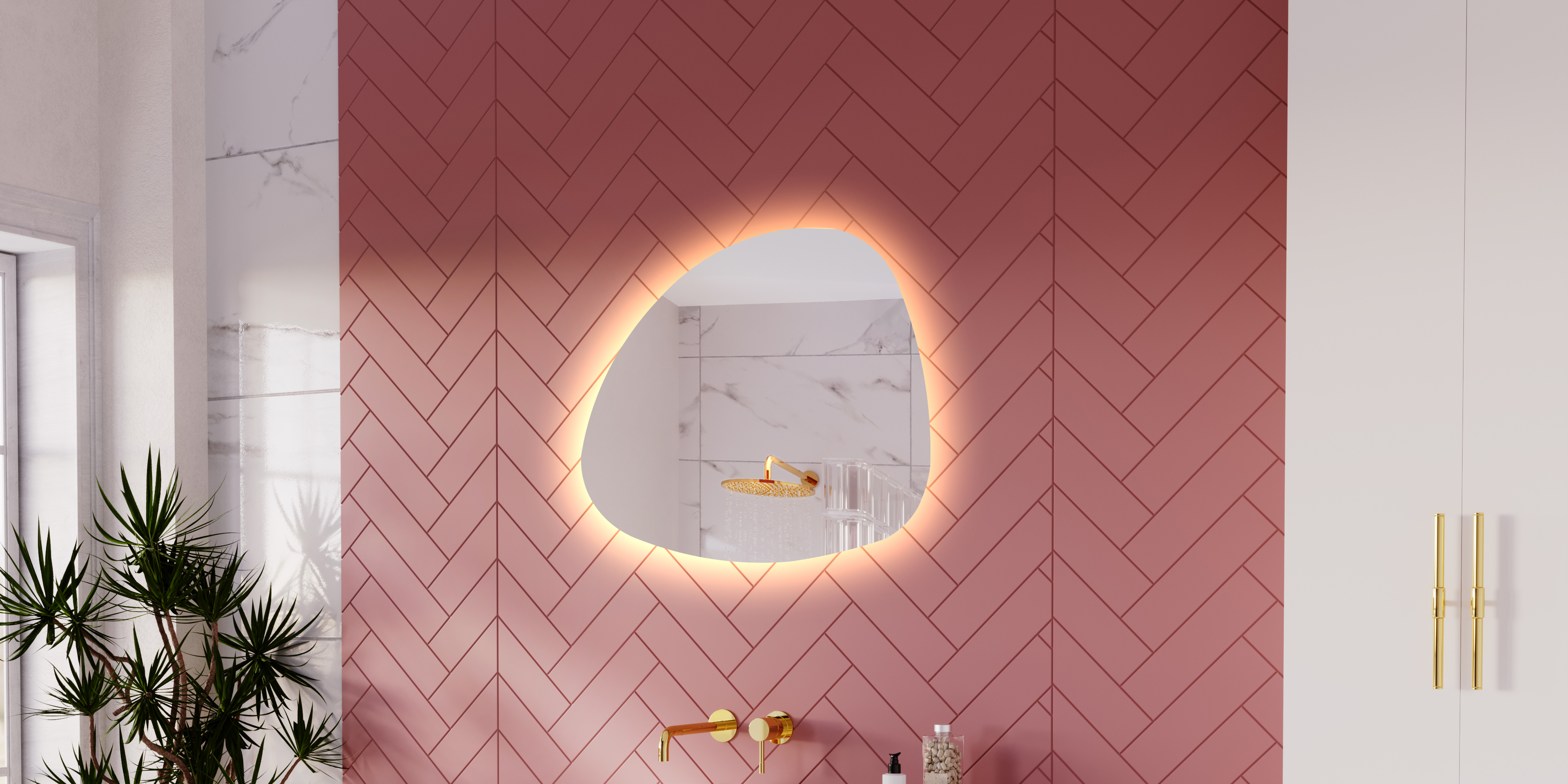 LUSTRA ŁAZIENKOWE Z OŚWIETLENIEM LED