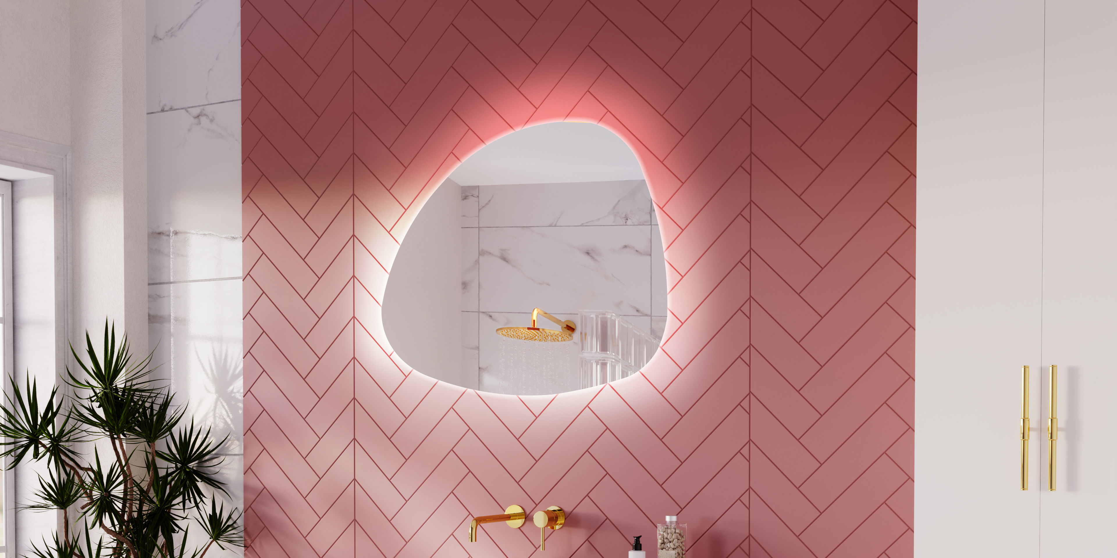 LUSTRA ŁAZIENKOWE Z OŚWIETLENIEM LED