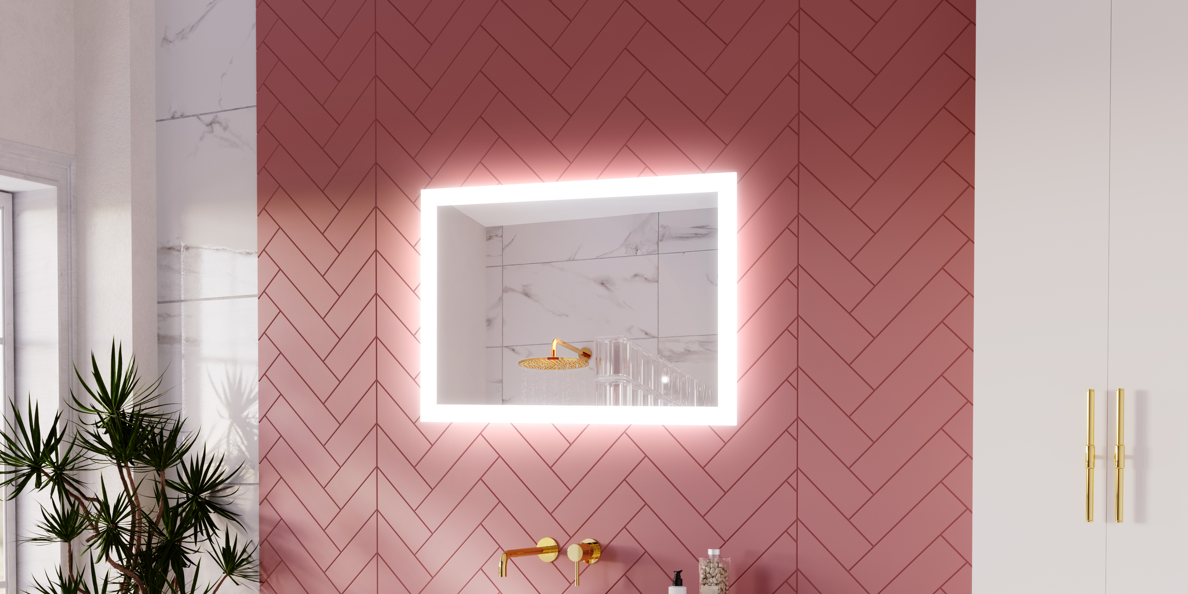 LUSTRA ŁAZIENKOWE Z OŚWIETLENIEM LED