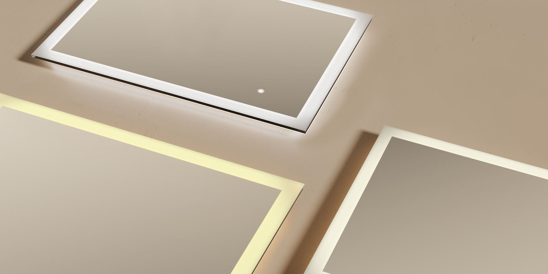 OŚWIETLENIE LUSTRA. WYBÓR KOLORU LED