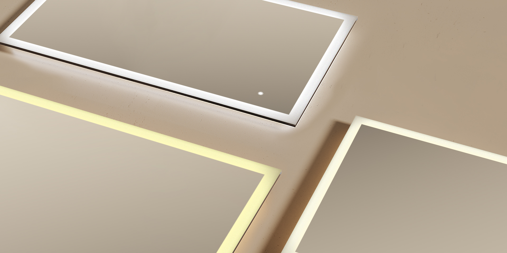 OŚWIETLENIE LUSTRA. WYBÓR KOLORU LED