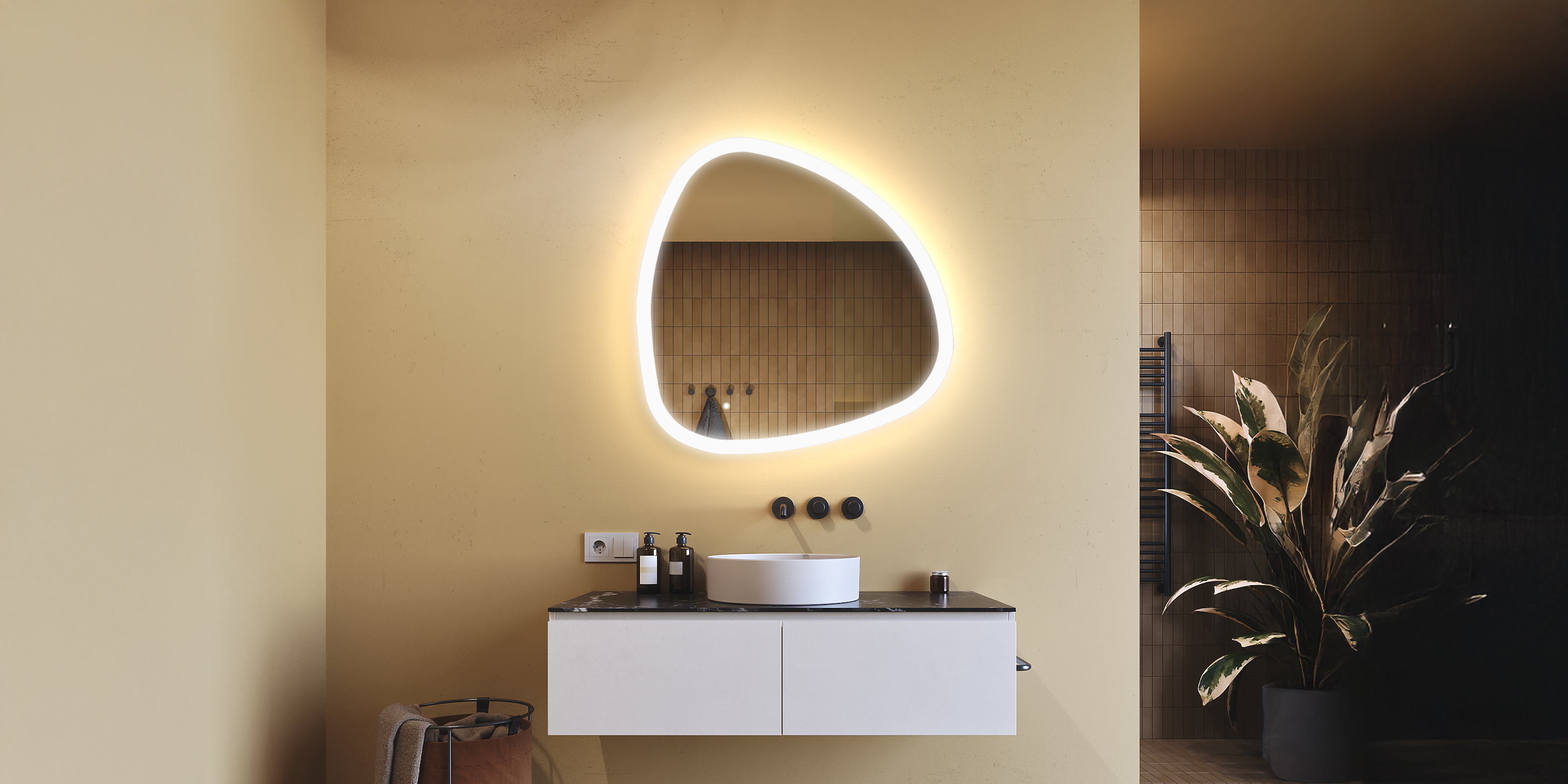 LUSTRA ŁAZIENKOWE Z OŚWIETLENIEM LED