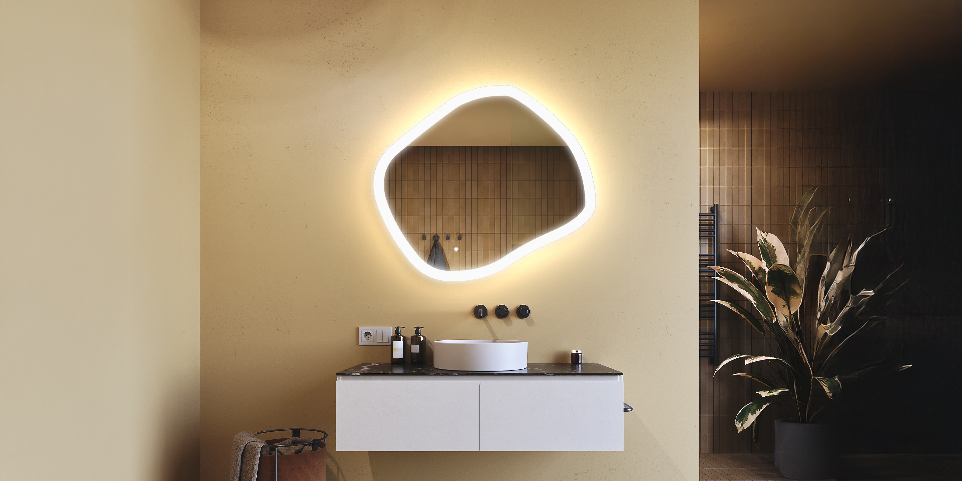 LUSTRA ŁAZIENKOWE Z OŚWIETLENIEM LED