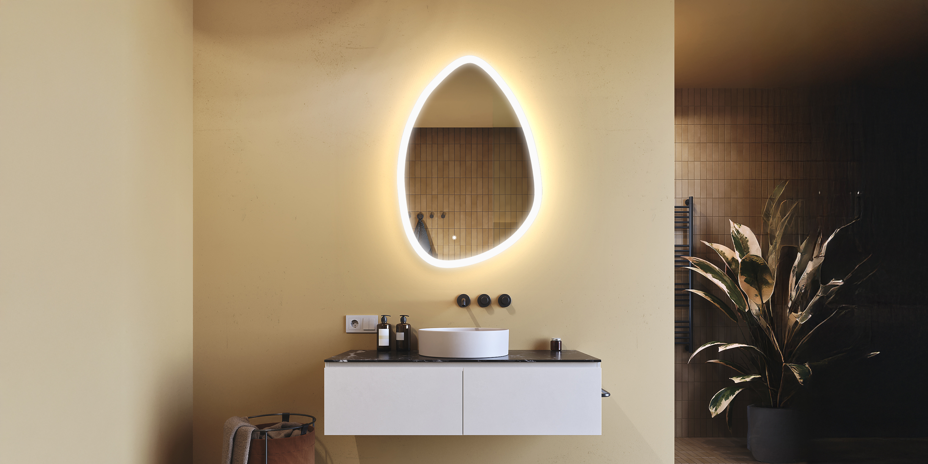 LUSTRA ŁAZIENKOWE Z OŚWIETLENIEM LED