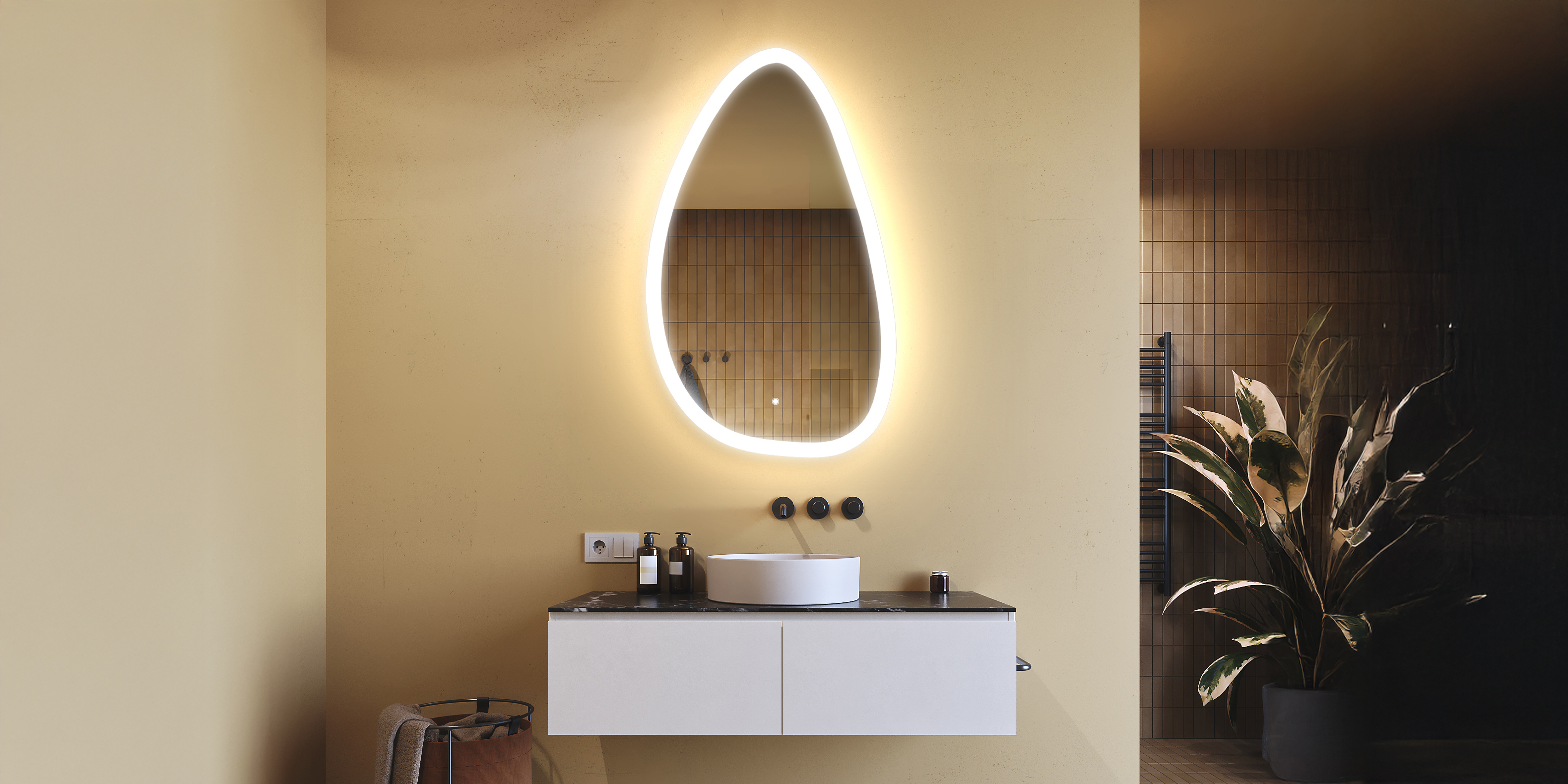 LUSTRA ŁAZIENKOWE Z OŚWIETLENIEM LED