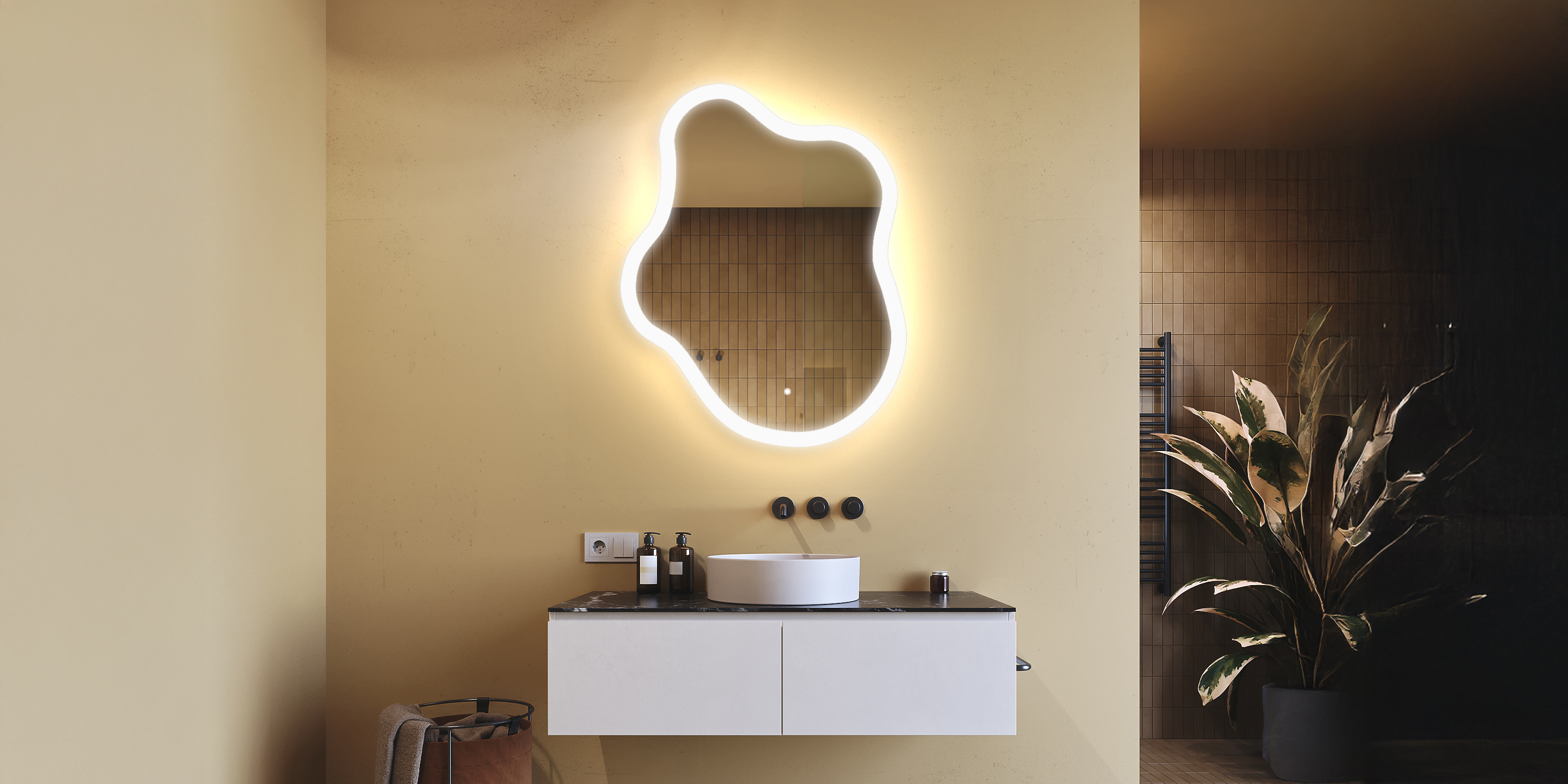 LUSTRA ŁAZIENKOWE Z OŚWIETLENIEM LED