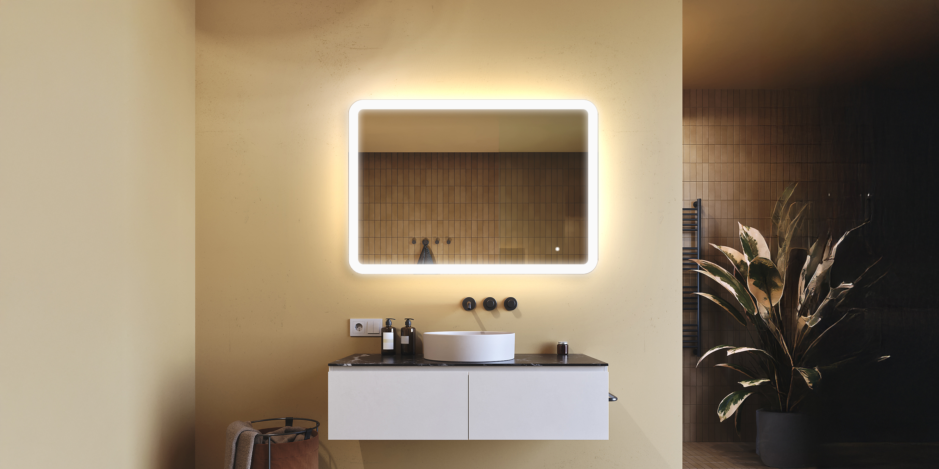 LUSTRA ŁAZIENKOWE Z OŚWIETLENIEM LED