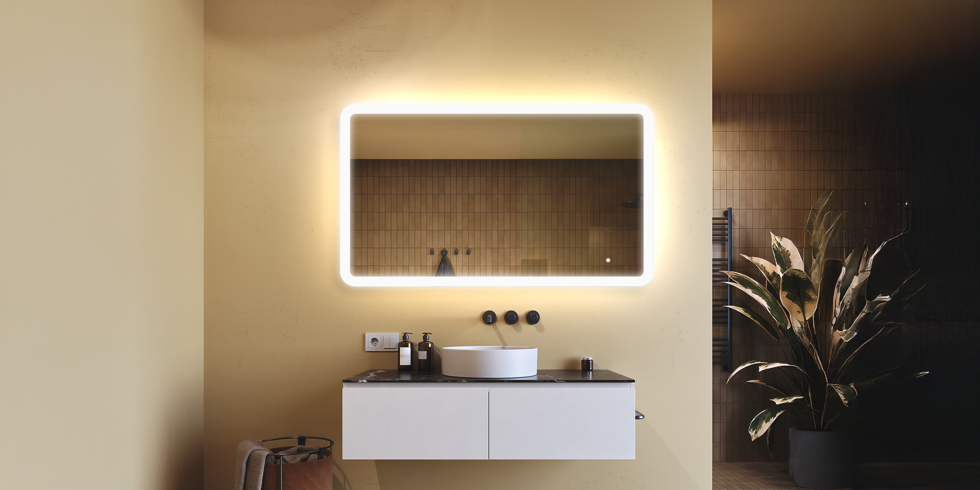 LUSTRA ŁAZIENKOWE Z OŚWIETLENIEM LED