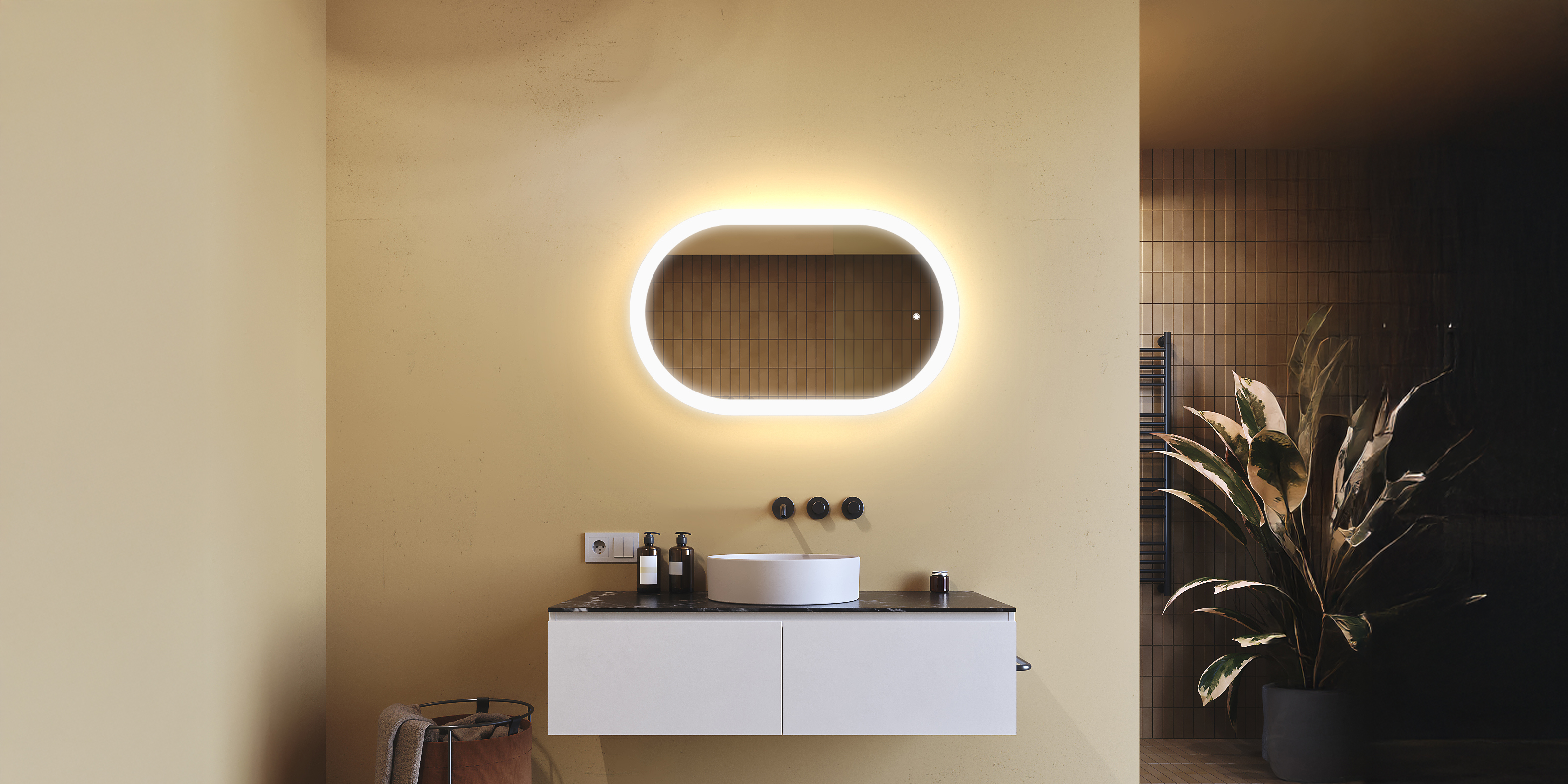 LUSTRA ŁAZIENKOWE Z OŚWIETLENIEM LED