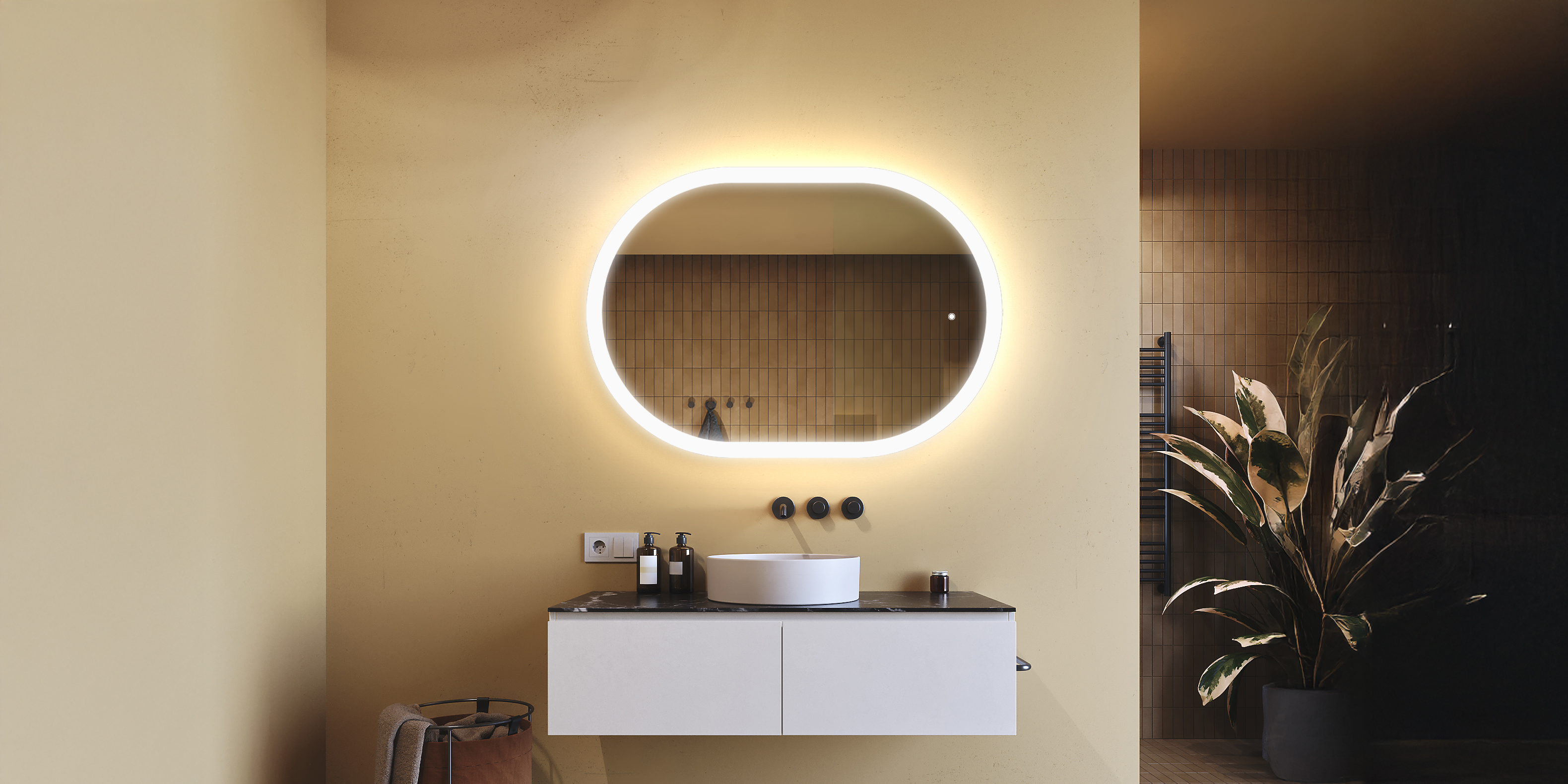 LUSTRA ŁAZIENKOWE Z OŚWIETLENIEM LED