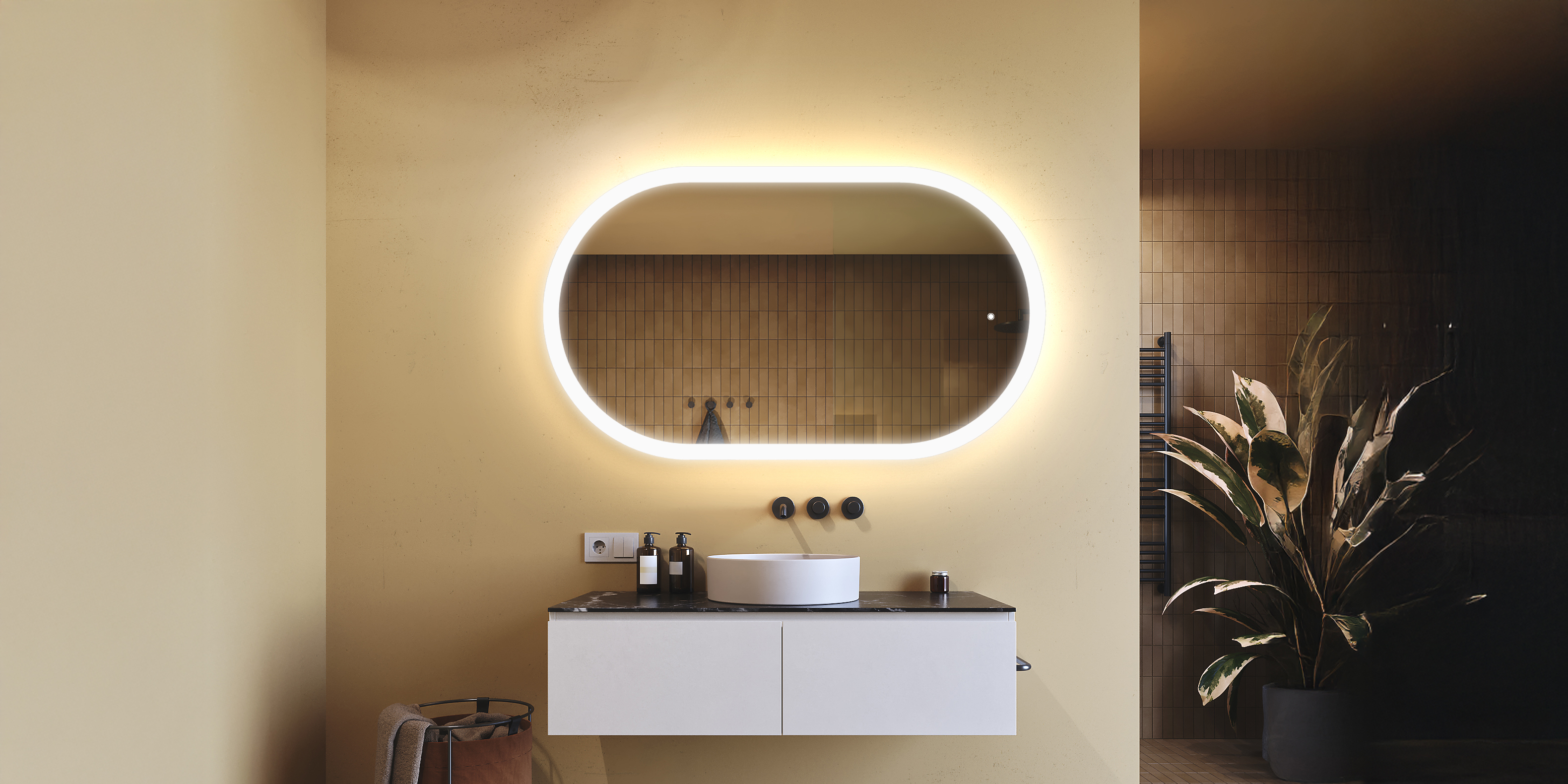 LUSTRA ŁAZIENKOWE Z OŚWIETLENIEM LED