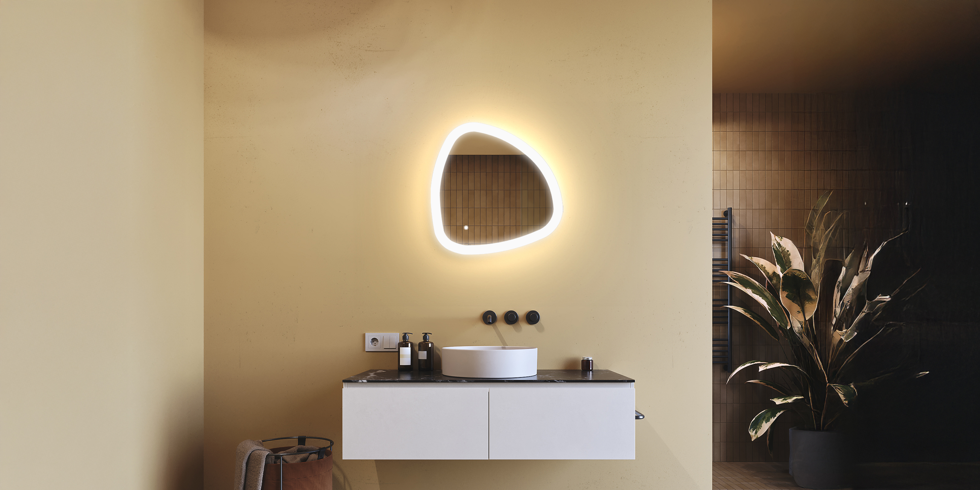 LUSTRA ŁAZIENKOWE Z OŚWIETLENIEM LED