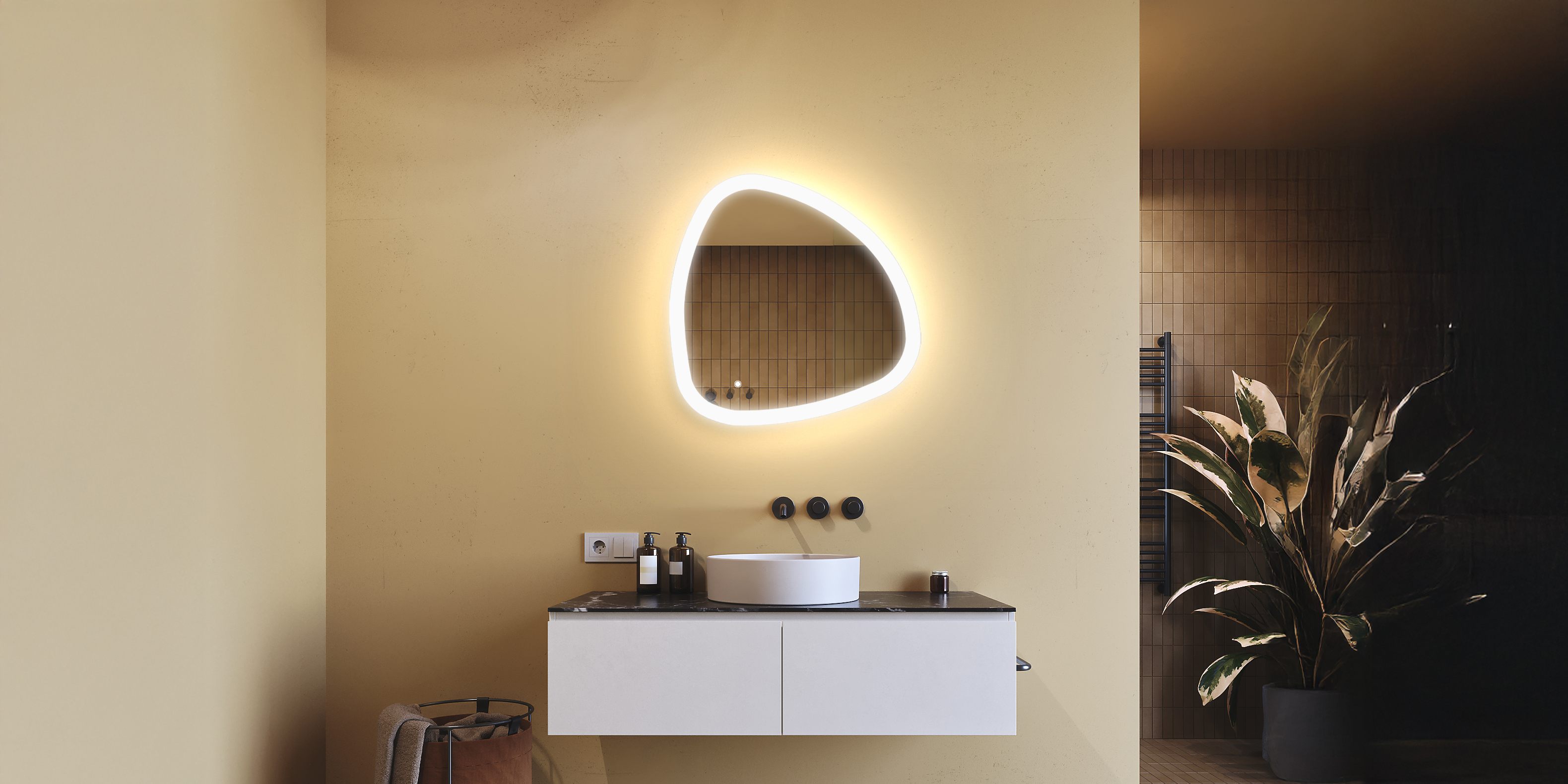 LUSTRA ŁAZIENKOWE Z OŚWIETLENIEM LED