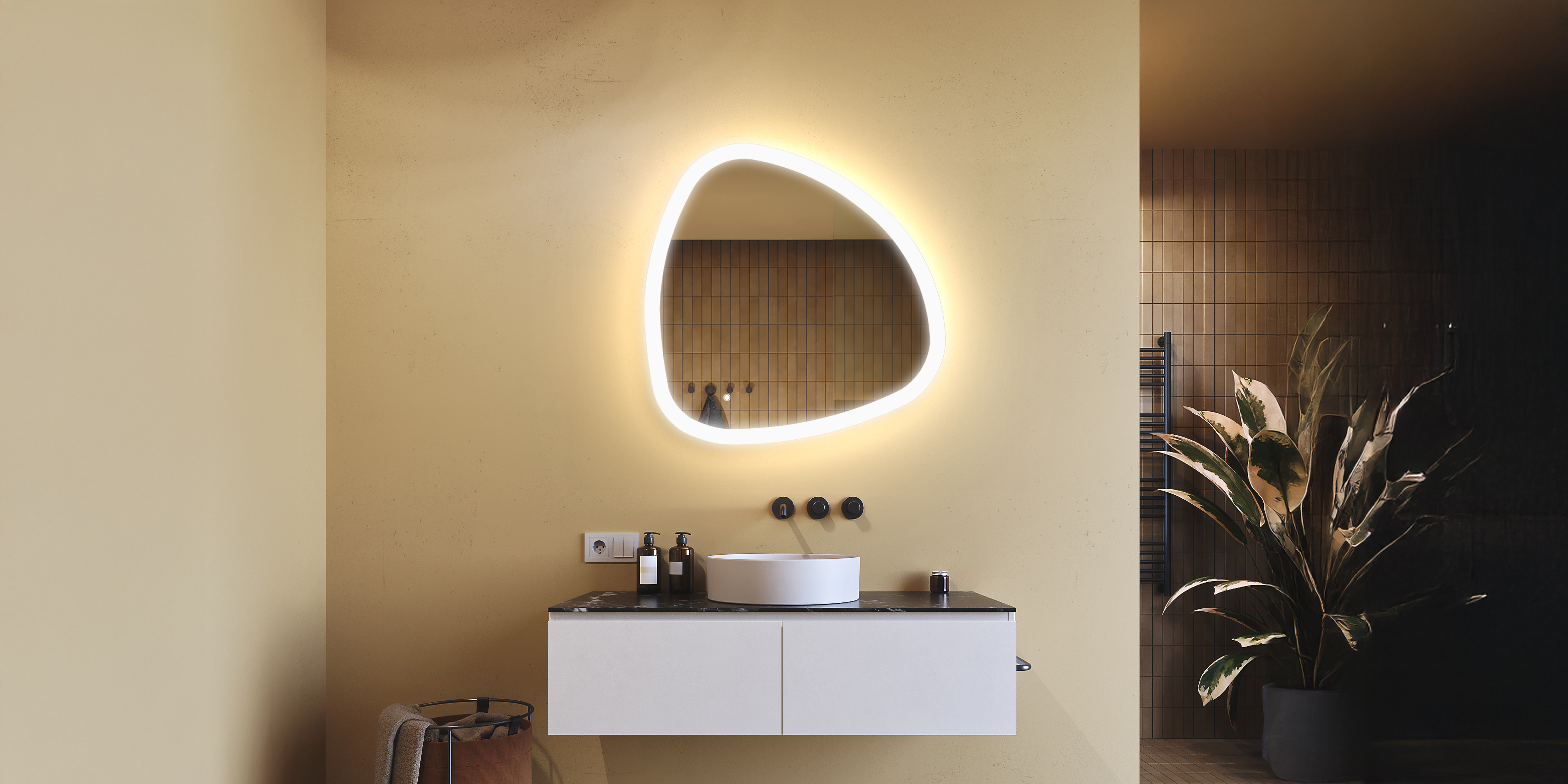 LUSTRA ŁAZIENKOWE Z OŚWIETLENIEM LED