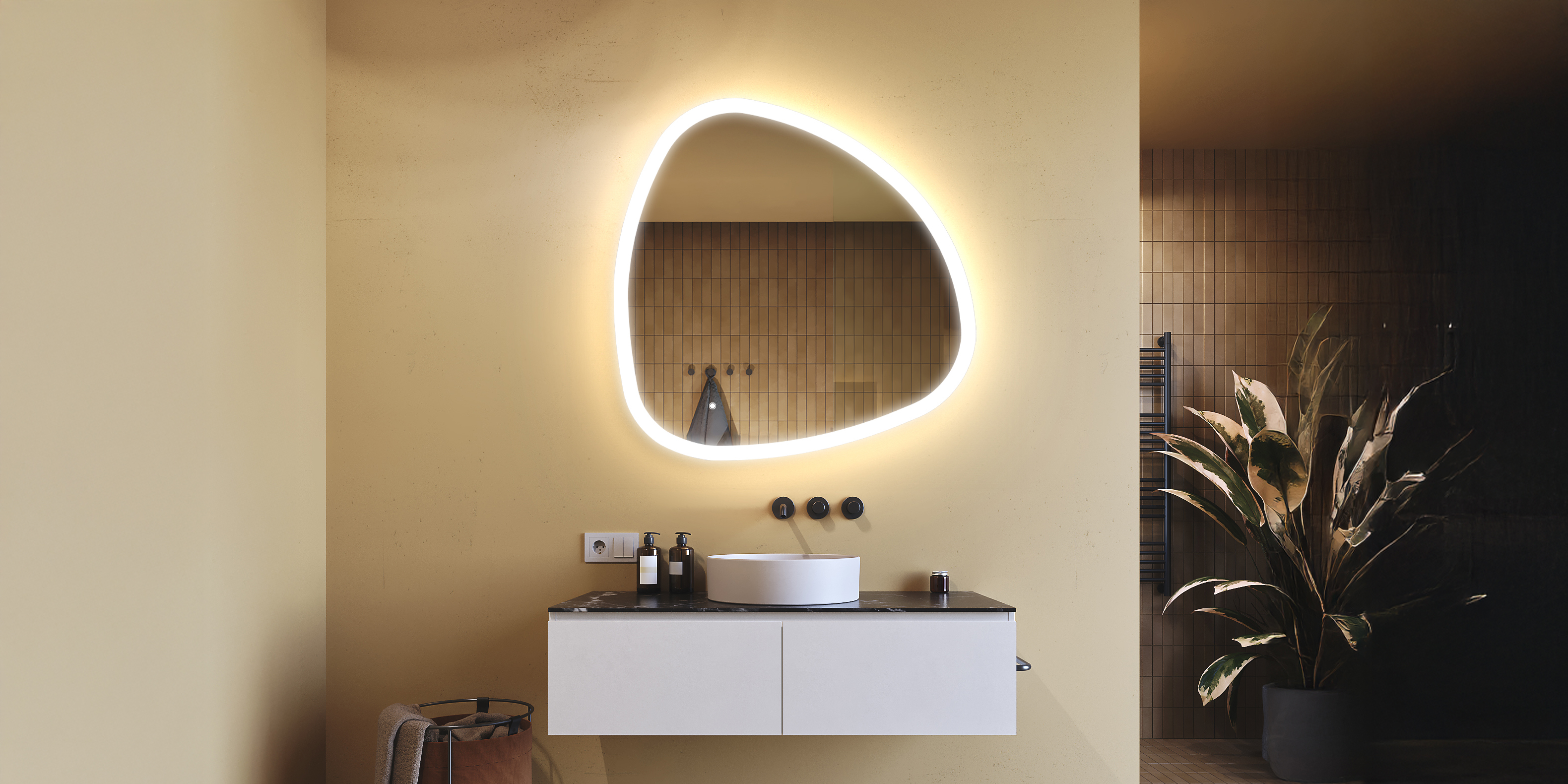 LUSTRA ŁAZIENKOWE Z OŚWIETLENIEM LED