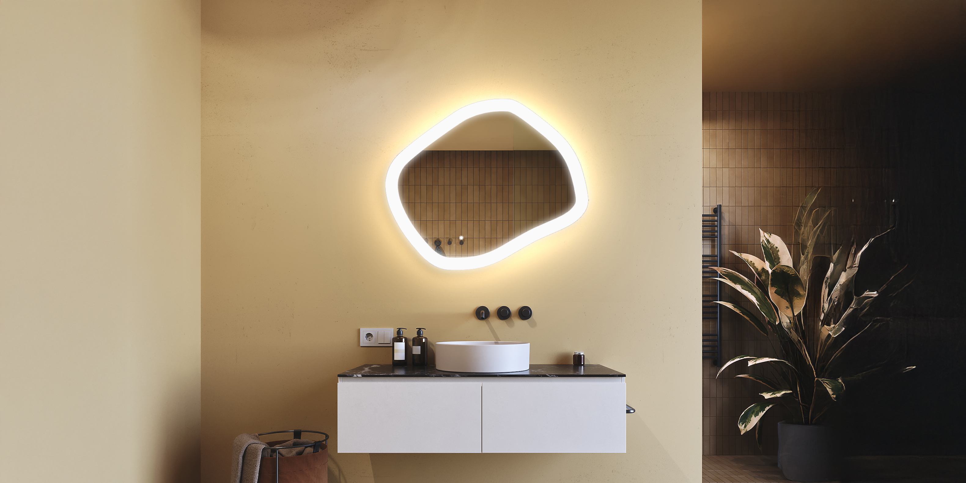 LUSTRA ŁAZIENKOWE Z OŚWIETLENIEM LED