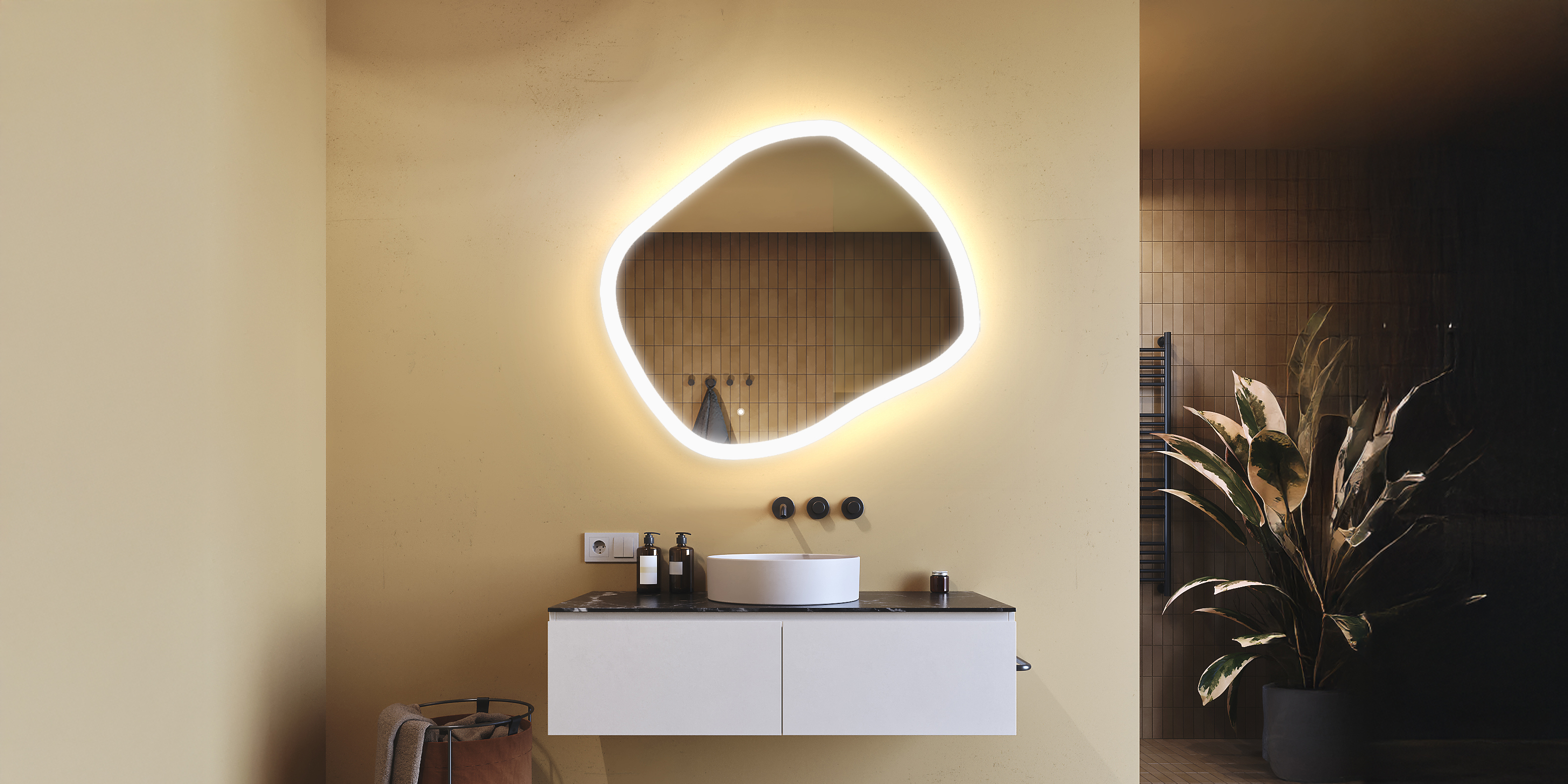 LUSTRA ŁAZIENKOWE Z OŚWIETLENIEM LED