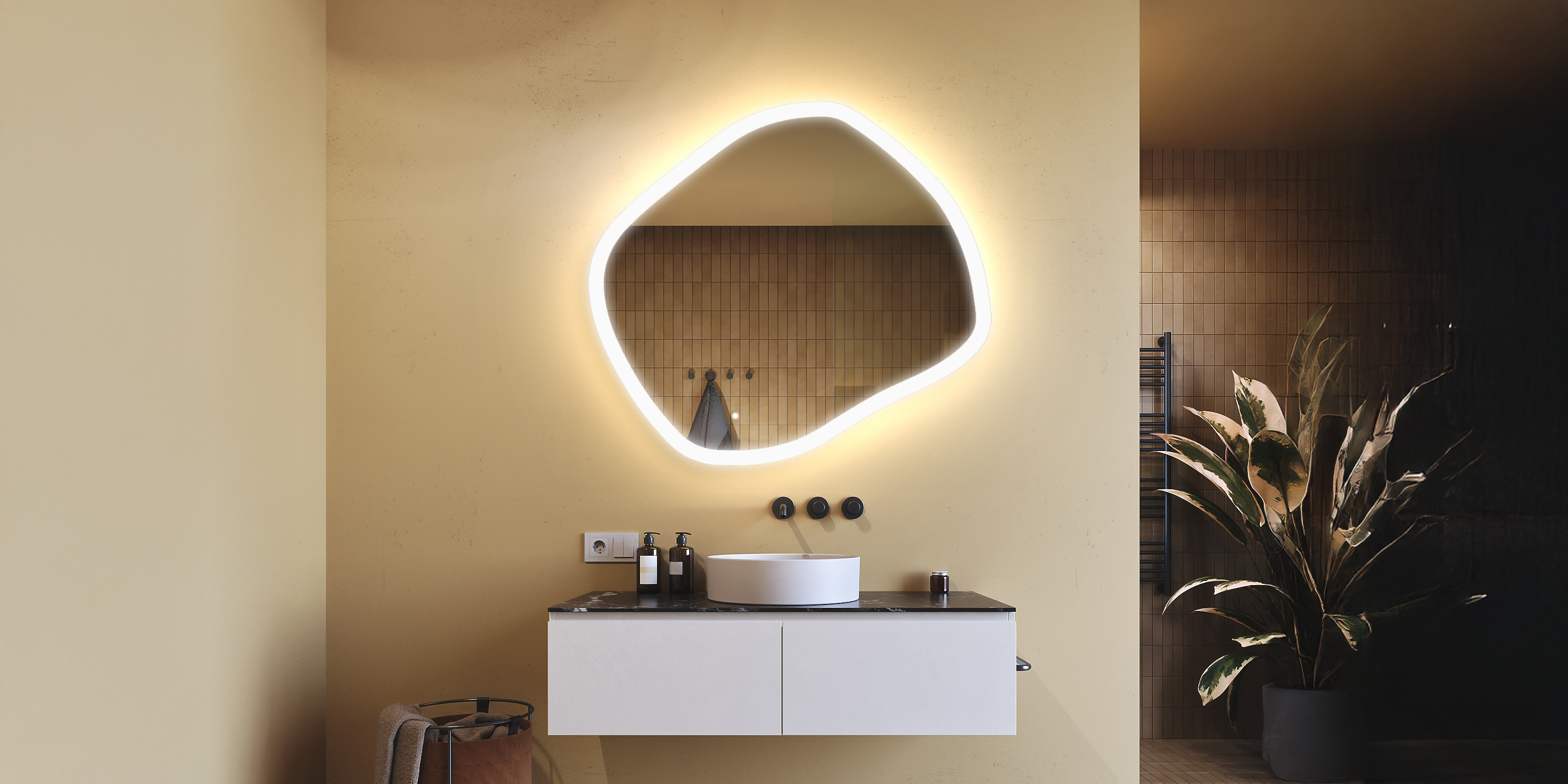 LUSTRA ŁAZIENKOWE Z OŚWIETLENIEM LED