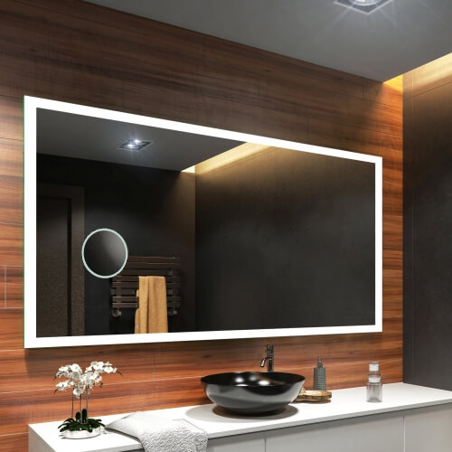 FORAM Moderne Miroir avec LED Illumination Salle de Bain avec