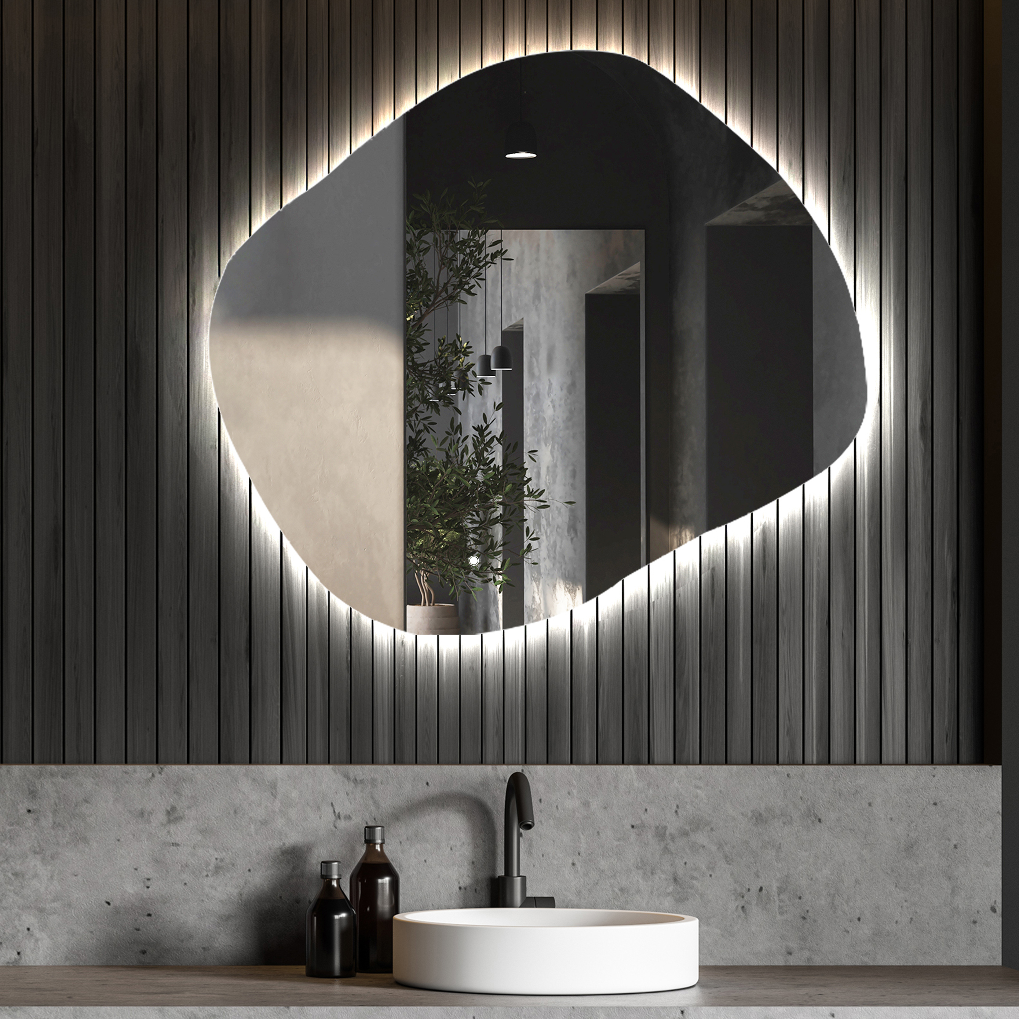 Badspiegel mit LED Beleuchtung Wandspiegel Spiegel